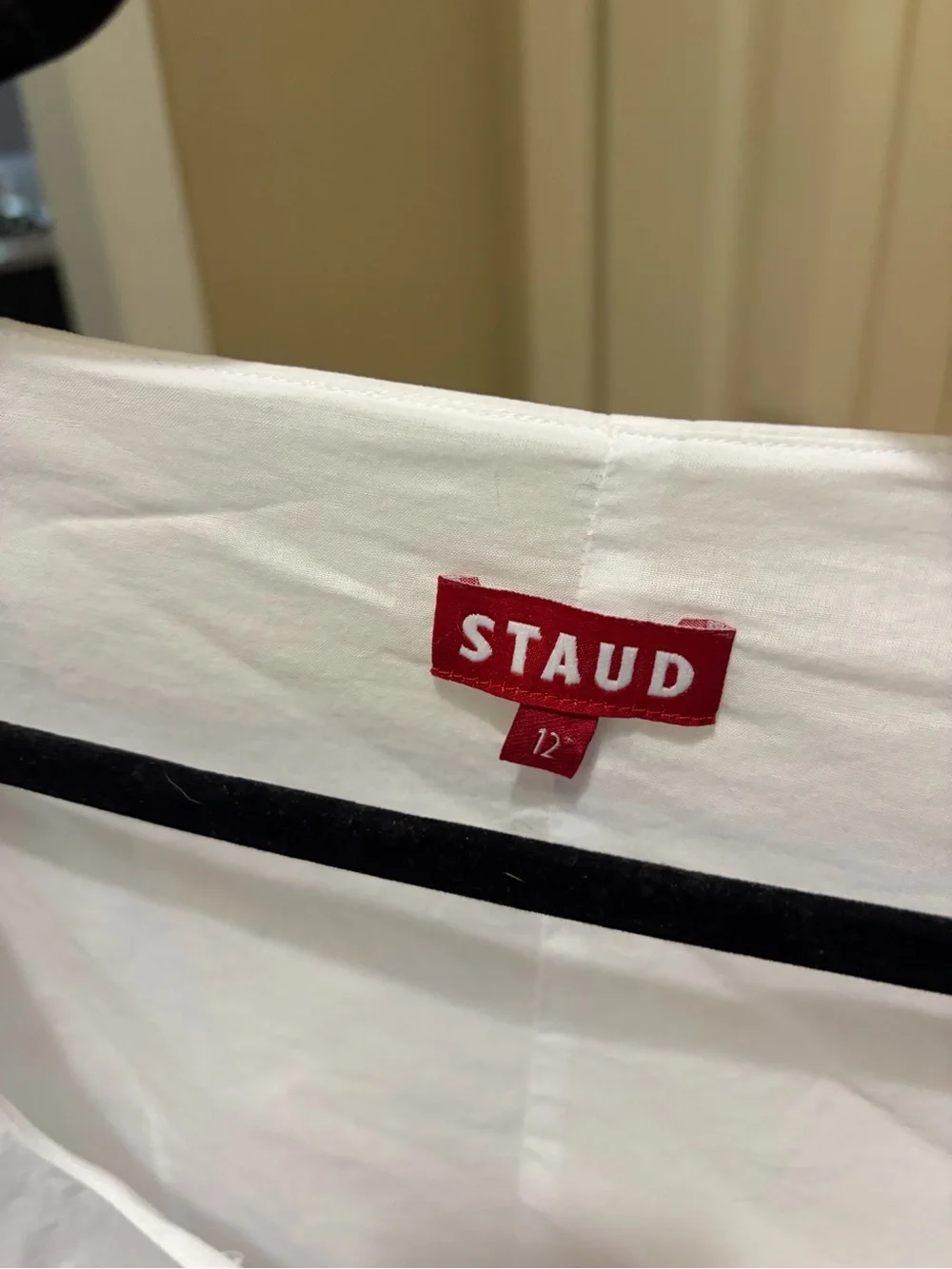 STAUD crisp white